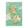 Cordee The Great British Outdoors Collect & Scratch Off Map