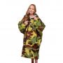 Dryrobe® Advance Kids Camo Grey Long Sleeve Outdoor Robe