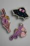 Trixy Starr x Grateful Dead Pin Set Colour: Silver