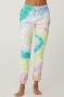 Daydreamer LA La Eye Jogger In Prismatic Tie Dye as seen on Vanessa Hudgens Size: XS Colour: Multi