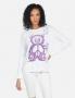 Lauren Moshi Darby Peace Teddy Pullover Size: M Colour: White