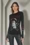 Lauren Moshi McKinley Bowie 1973 Tour Top Size: XL Colour: Black