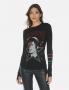 Lauren Moshi McKinley Bowie 1973 Tour Top Size: L Colour: Black