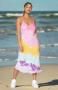 Spiritual Gangster Tie Dye Slip Maxi Dress Size: L Colour: Pink