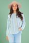 SHOW ME YOUR MUMU TRUE BLUE ATLAS SWEATER in the style of Vanessa Hudgens Size: L Colour: Blue