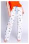 PJ Salvage Playful Prints Vacation Mode PJ Pants Size: XS Colour: White