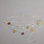 Buckle Down Products Snow White Charm Chain Belt Colour: Silver