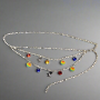 Buckle Down Products Disney Pixar Luxo Charm Chain Belt Colour: Silver