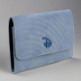 Buckle Down Disney Logo Sky Blue Fold Over Wallet Colour: Blue