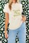Show Me Your Mumu Thomas Friends Like Flowers Tee Size: S Colour: Cream
