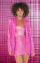 Show Me Your Mumu Dance Blazer Pink Disco Sequin Size: S Colour: Pink