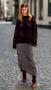 Basic Pleasure Mode Chain Mail Knit Jumper Size: 10 Colour: Black