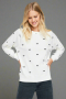 Wildfox Gordon Bow Sommers Sweatshirt Size: L Colour: White