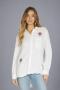 Lauren Moshi Dara Crystal Roses Shirt Size: L Colour: White