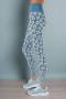 Spiritual Gangster Love Sculpt Jacquard Leggings as seen on Whitney Port Size: XS/S Colour: Blue