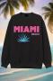 La Trading Co Miami Beach Preslie Crewneck Sweater Size: L/XL Colour: Black