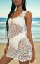 Show Me Your Mumu Sequin Beach Cass Coverup Dress as seen on Sarah Jayne Dunn Size: XS Colour: White