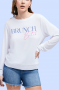 Wildfox Brunch Bitch Baggy Beach Jumper Size: M Colour: White
