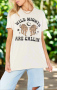 Show Me Your Mumu Thomas Wild Nights Tee Colour: Cream Size: M