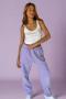 Mayfair Choose Kindness Sweatpants as seen on Catherine Tyldesley Size: M/L Colour: Lilac