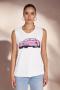 Lauren Moshi Kel X Barbie Convertible Tank Top Size: L Colour: White
