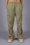 Spiritual Gangster Journey Cargo Pants in Dark Matcha Colour: Khaki Size: S