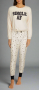 Wildfox Single AF Pyjamas as seen on Malin Andersson Colour: White Size: M