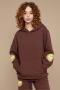 Samii Ryan Smiley® Oversized Hoodie Size: L Colour: Brown