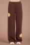Samii Ryan Smiley® Straight Leg Jogger Pants Size: L Colour: Brown