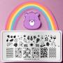 MoYou London Care Bears Classic 03 Nail Stamps Colour: Multi