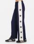 Lauren Moshi Tawny Stars Wide Leg Pants Size: XS Colour: Blue