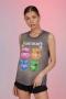 Lauren Moshi Kel Rock Care Bears Singlet Size: L Colour: Black