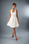 Frankies Bikinis Tulsa Halter Midi Dress as seen on Malin Andersson Size: L Colour: White