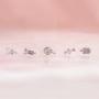 Girls Crew Sweet Tooth Stud Earrings Colour: Silver