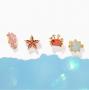 Girls Crew Under the Sea Earring Stud Set Colour: Gold