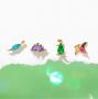 Girls Crew Dino-Mite Stud Earring Set Colour: Gold