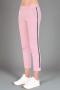 Sundry Glitter Stripe Roll Up Chino Trousers Size: 28" Colour: Pink