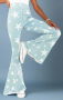 Show Me Your Mumu Berkeley Star Bells Flared Jeans Size: L Colour: Blue