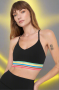 Spiritual Gangster Nicole Sports Bra Colour: Black Size: M