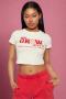 Samii Ryan x Smileyworld® Just Grow With It Baby Tee Colour: White Size: M