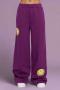 Samii Ryan Smiley® Straight Leg Purple Jogger Pants Size: L Colour: Purple