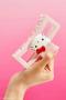 Hello Kitty x Kitsch Recycled Plastic Jumbo Open Shape Claw Clip 1pc - Hello Kitty Face Colour: Red
