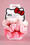 Hello Kitty x Kitsch Recycled Fabric Puffy Scrunchies 3pc Set Colour: Red