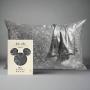 Kitsch & Mickey and Minnie Satin Pillowcase Standard Mickey Magic - Charcoal Colour: Grey