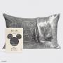 Kitsch & Mickey and Minnie Satin Pillowcase Standard Mickey Maze Colour: Grey
