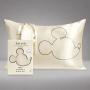 Kitsch & Mickey and Minnie Satin Pillowcase Standard Mr. Mouse Colour: Cream