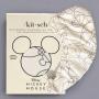 Kitsch & Mickey and Minnie Satin-Wrapped Hair Towel - Mickey Maze Colour: Cream