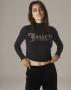 Juicy Couture 25th Anniversary Mock Neck Tee Size: L Colour: Black