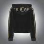 Juicy Couture Anniversary Long Sleeved Velour Hoodie Size: S Colour: Black
