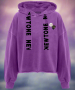 Newtone Bloomer Bleed Hoodie Colour: Purple Size : 0
